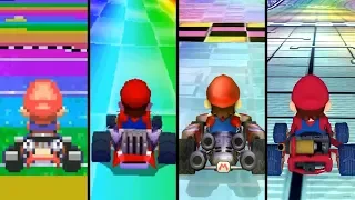 Evolution of Rainbow Road Courses (1992-2019)