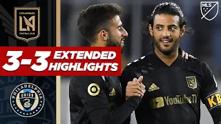 LAFC 3-3 Philadelphia Union | Carlos Vela & Jakob Glesnes' Sublime Free Kicks! | MLS HIGHLIGHTS