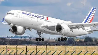 40 VERY SMOOTH LANDINGS in PARIS | Paris Charles de Gaulle Airport Plane Spotting [CDG/LFPG]