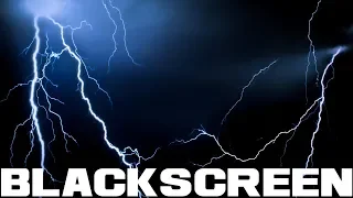 Relaxing Rain and Thunder Sound Black Screen for Light Blocking Sleep Relaxing Meditation