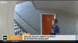 Man arrested in Oak Cliff attempted burglary caught on camera