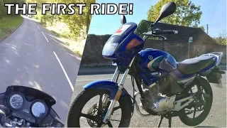 Why I Bought A Bike! Yamaha YBR125 First Ride | POV MotoVlog