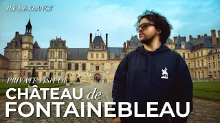 CHÂTEAU DE FONTAINEBLEAU | Royal palace, Private apartments of Napoléon I and Imperial theatre!