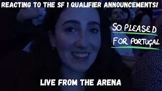 EUROVISION 2023 - REACTING TO THE SEMI FINAL 1 QUALIFIERS (LIVE FROM THE ARENA)