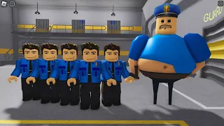 Escaping from a BARRY'S PRISON RUN! And BECAME a LOT OF POLICE PLAYERS COP
