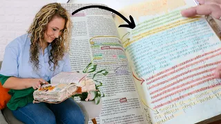 SLOW Bible journaling flip-through: bad notes, contradictions & blank pages