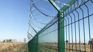 3D Забор с колючей проволокой СББ «Межа»