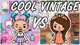 COOL MODERN 💟 VS VINTAGE 🤎 TOCA LIFE WORLD 🌎