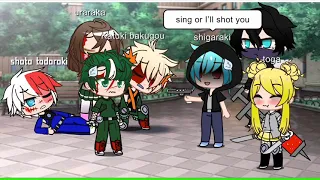 Sing or I shot||meme?||mha||shigaraki and deku brothers ||au||lazy||