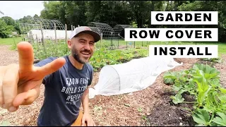 SIMPLE Row Cover INSTALL | TWO MINUTE TUESDAY