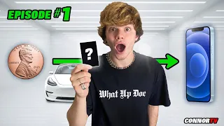 Trading a Penny FOR an iPhone 13 to a TESLA **DID IT WORK?** Episode 1