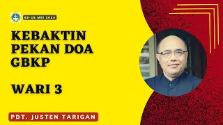 PEKAN DOA GBKP 3 - SELASA, 14 MEI 2024