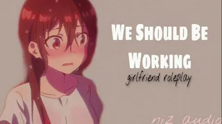 [F4A] ASMR : We Should Be Working [Classmates to Lovers] [Awkward] [Confession] [Kiss] [Project]