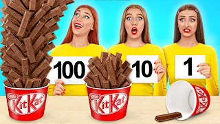 100 Слоев еды Челлендж | Смешные Ситуации от Multi DO Challenge