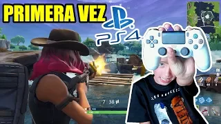 JUEGO FORTNITE EN LA PS4 POR PRIMERA VEZ