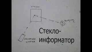 Лазер-информатор из указки своими руками. Отражение модулированного лазера от стекла и его прием.