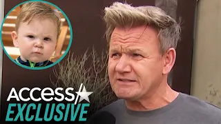 Gordon Ramsay Jokes That Baby Oscar Is Already A Food Critic After Spitting Out His First Solids