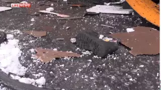 Украинская артиллерия обстреляла автостанцию в центре Донецка. Новости сегодня 11.02.2015