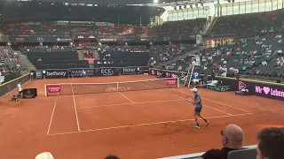 Lorenzo Musetti vs. Emil Ruusuvuori | ATP Hamburg 2022 | Court Level View