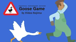 Игра про гуся ( Untitled Goose Game ) #1