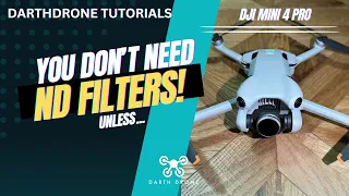 You DONT NEED ND Filters for your  drone⚠️ Unless... #ndfilter #tutorial #youtuber