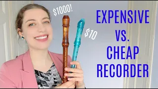 $10 vs. $1000 recorder! | Team Recorder