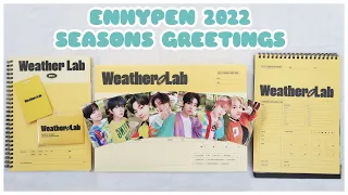 ✨ UNBOXING ENHYPEN 2022 SEASONS GREETINGS | WEATHER LAB