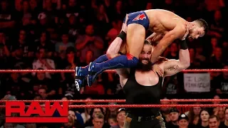 Braun Strowman & Finn Bálor vs. Kevin Owens & "Constable" Baron Corbin: Raw, June 18, 2018