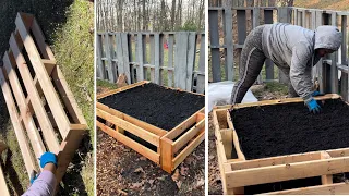 How to Build a raised garden bed with free pallets - Life with Queenii - garden 2023