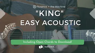 King - Florence + the Machine Guitar Cover (and chords)
