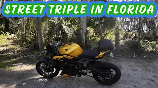 We are in Florida with the Street Triple... good times !