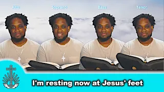 I'm resting now at Jesus' feet [NAC]