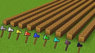 WHICH MINECRAFT AXE IS FASTER?