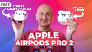 TEST : APPLE Airpods Pro 2 Lightning vs USB (avec mesures techniques et BONUS)