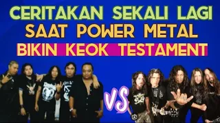 insiden kukar rockin FEST || power metal LIBAS Testament