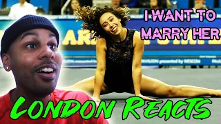 London Boy FIRST Reaction to AMAZING Gymnastics Routine (Katelyn Ohashi: Gymnast)