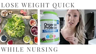 HOW TO TO LOSE WEIGHT WHILE BREASTFEEDING | Full Day of Eating 2020 | Taylor Lindsay