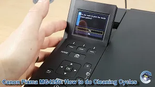 Canon Pixma MG4250: How to do Printhead Cleaning and Deep Cleaning Cycles to Improve Print Quality