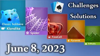 Microsoft Solitaire Collection: June 8, 2023