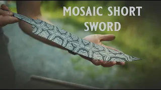 Forging a Damascus Short Sword - Burt Foster Collab Part 2