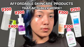 AFFORDABLE & EFFECTIVE SKINCARE PRODUCTS THAT CLEARED MY SKIN | UNDER ₹500