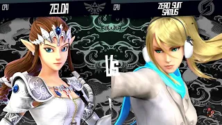 Zelda vs Zero Suit Samus - Requested Battle