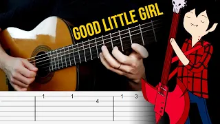 GOOD LITTLE GIRL but it's on the classical guitar | Guitar Tabs Tutorial