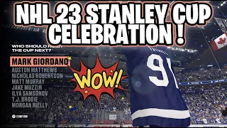 NHL 23 Stanley Cup Celebration | HOME TEAM (full scene)