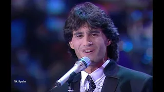 Spain 🇪🇸 - Eurovision 1991 - Sergio Dalma - Bailar Pegados