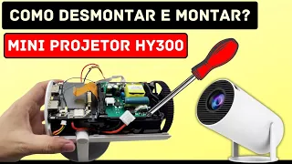 Como Desmontar e Montar o HY300 - Desmontagem Completa do Mini Projetor HY300 MAGCUBIC!