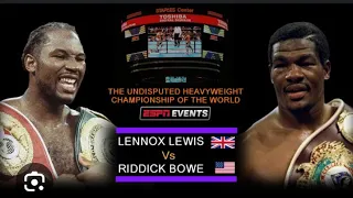 Lennox Lewis vs. Riddock Bowe