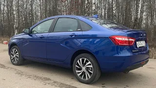 Взял Lada Vesta AT - в пол на трассе я иду. Обороты!