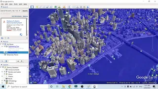 Flood in the World with Sea level rise in Google Earth 2021