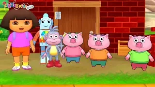 Dora Exploradora | The Three Little Pigs | Aventureira | ZigZag Kids HD